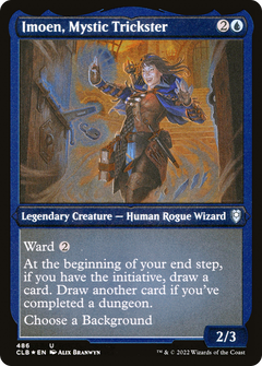 Imoen, Mystic Trickster (CLB-486) - Commander Legends: Battle for Baldur's Gate Etched Foil-1