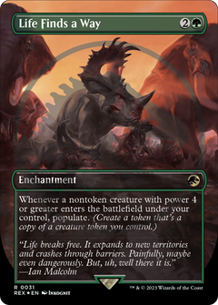 Life Finds a Way (Emblem) (Borderless) [Jurassic World Collection Tokens]-1