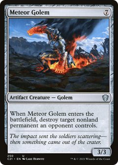 Meteor Golem [Commander 2021]-1