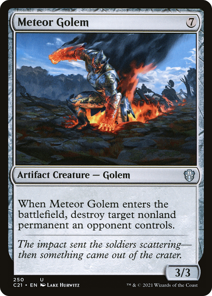 Meteor Golem [Commander 2021]-1