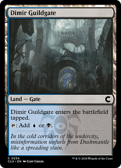 Dimir Guildgate [Ravnica: Clue Edition]-1
