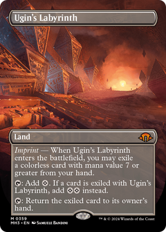 Ugin's Labyrinth (Borderless) (MH3-359) - Modern Horizons 3 (Borderless) Foil-1