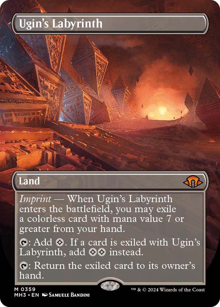 Ugin's Labyrinth (Borderless) (MH3-359) - Modern Horizons 3 (Borderless)-1