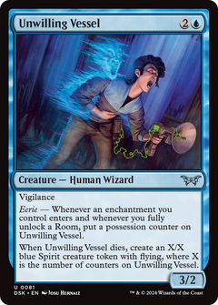 Unwilling Vessel (DSK-081) - Duskmourn: House of Horror Foil-1
