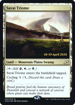 Savai Triome [Ikoria: Lair of Behemoths Prerelease Promos]-1