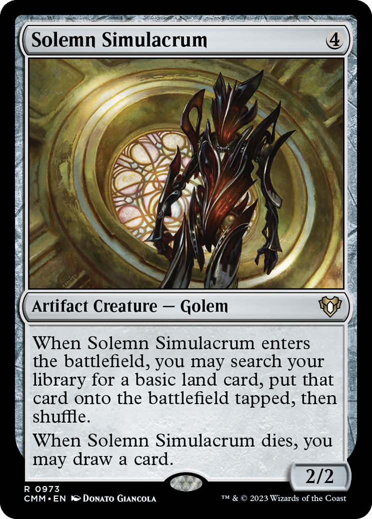 Solemn Simulacrum [Commander Masters]-1