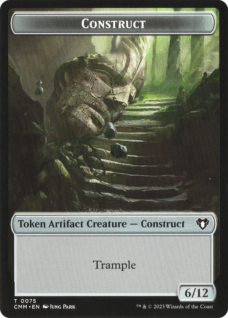 City's Blessing // Construct (0075) Double-Sided Token [Commander Masters Tokens]-2