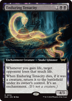 Enduring Tenacity (Extended Art) [Duskmourn: House of Horror]-1