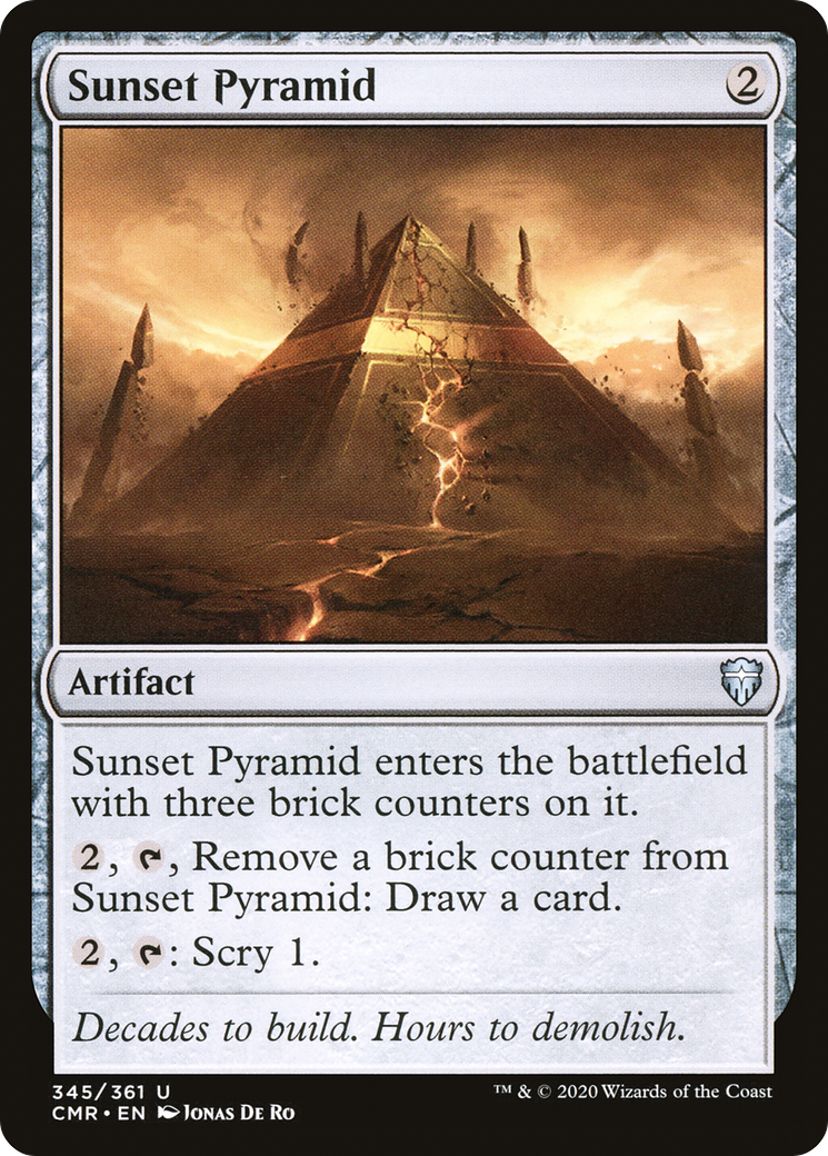 Sunset Pyramid [Commander Legends]-1