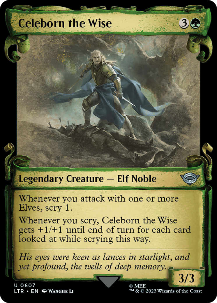 Celeborn the Wise [The Lord of the Rings: Tales of Middle-Earth Showcase Scrolls]-1
