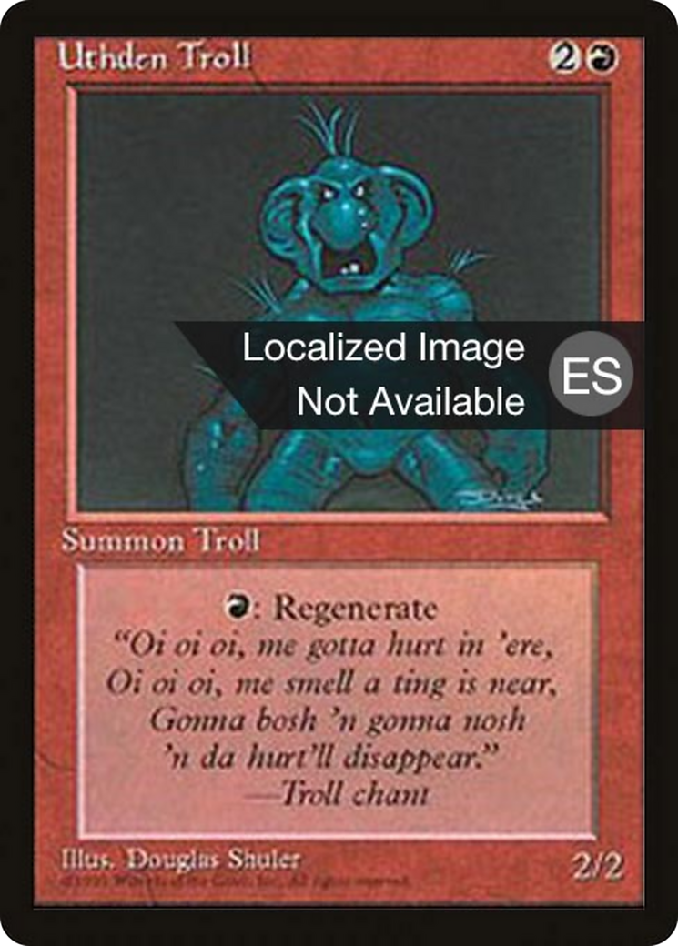Uthden Troll [Fourth Edition Foreign Black Border]-1