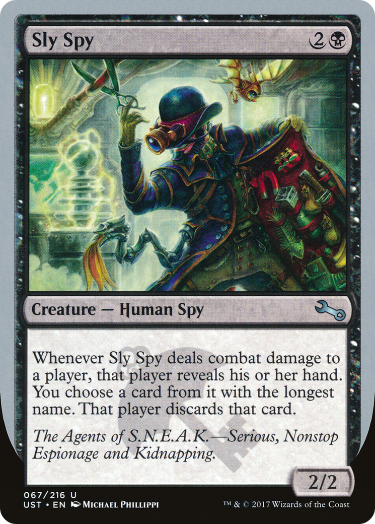 Sly Spy ("Serious, Nonstop Espionage and Kidnapping") [Unstable]-1