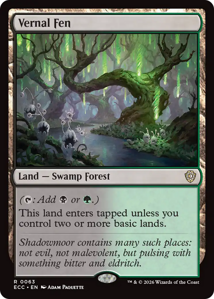 Vernal Fen [Lorwyn Eclipsed Commander]-1