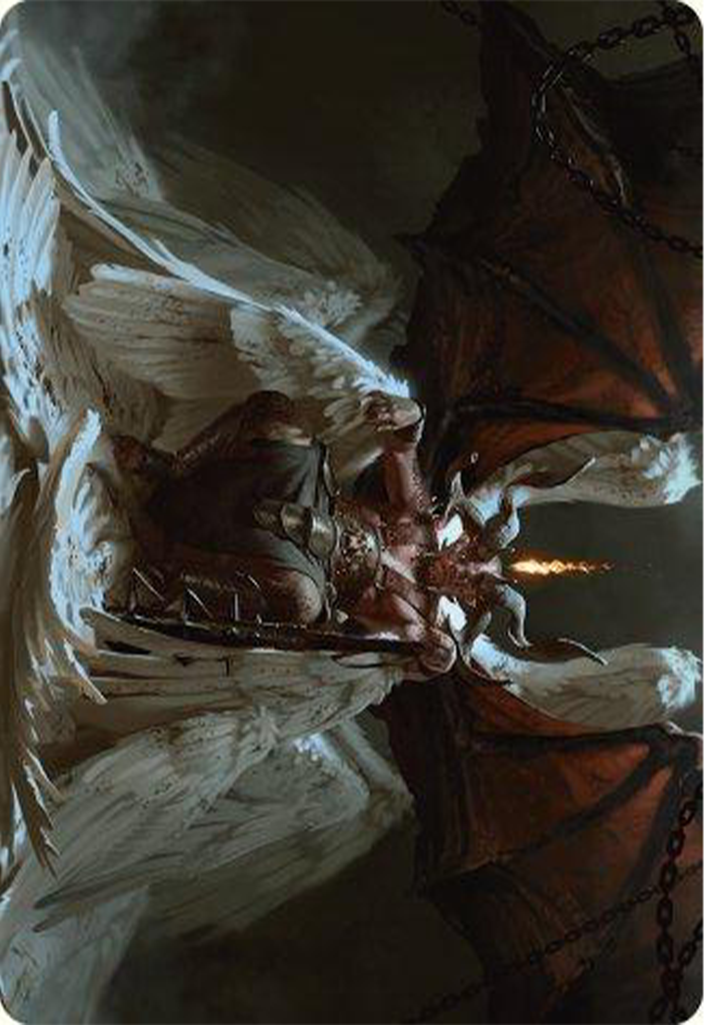 Shilgengar, Sire of Famine Art Card [Modern Horizons 3 Art Series]-1