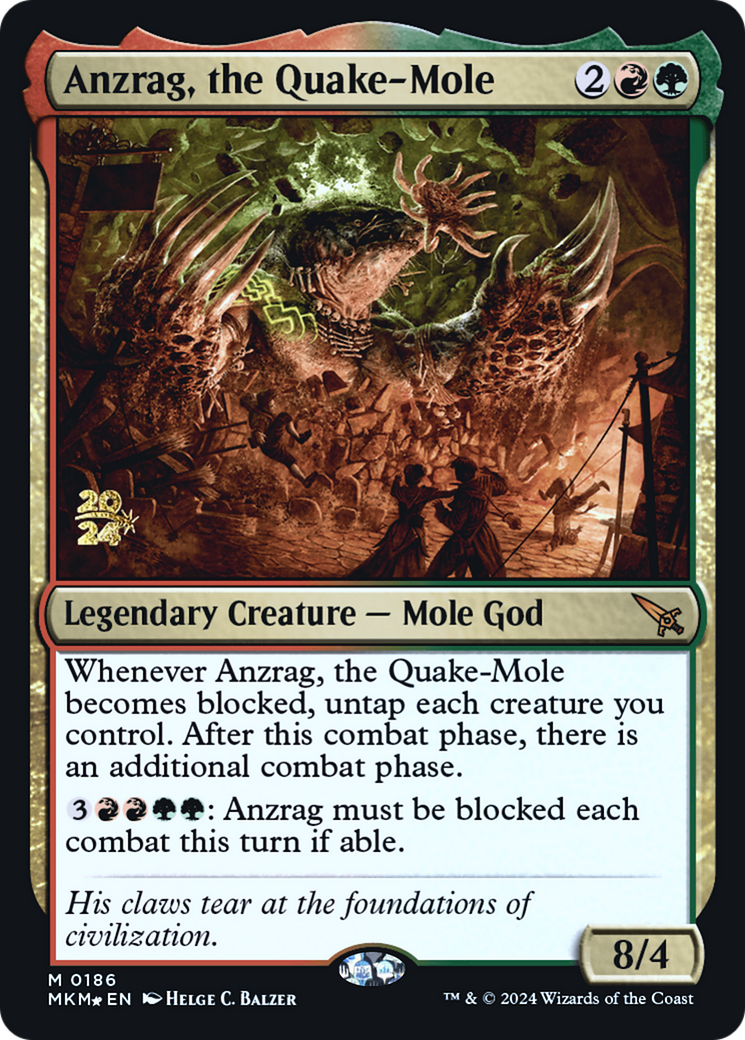 Anzrag, the Quake-Mole [Murders at Karlov Manor Prerelease Promos]-1