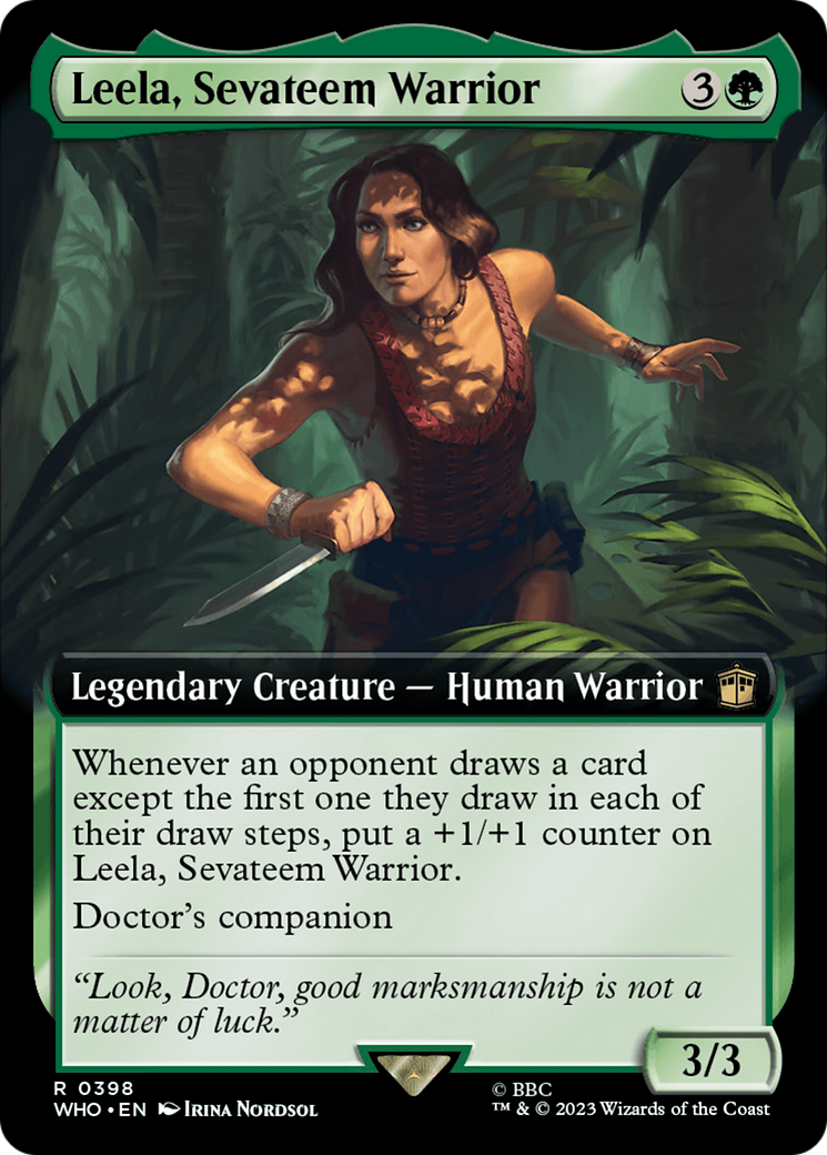 Leela, Sevateem Warrior (Extended Art) [Doctor Who]-1