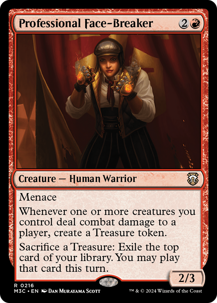 Professional Face-Breaker [Modern Horizons 3 Commander]-1