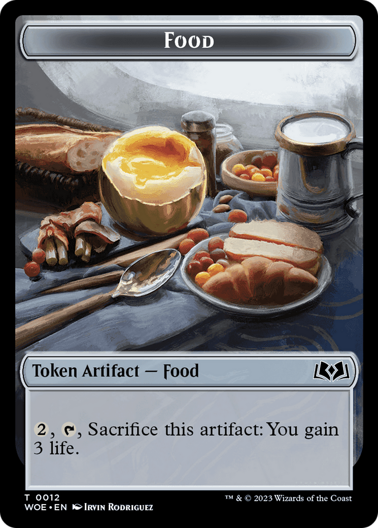 Beast // Food (0012) Double-Sided Token [Wilds of Eldraine Tokens]-2