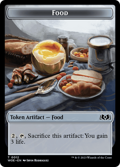 Beast // Food (0012) Double-Sided Token [Wilds of Eldraine Tokens]-2