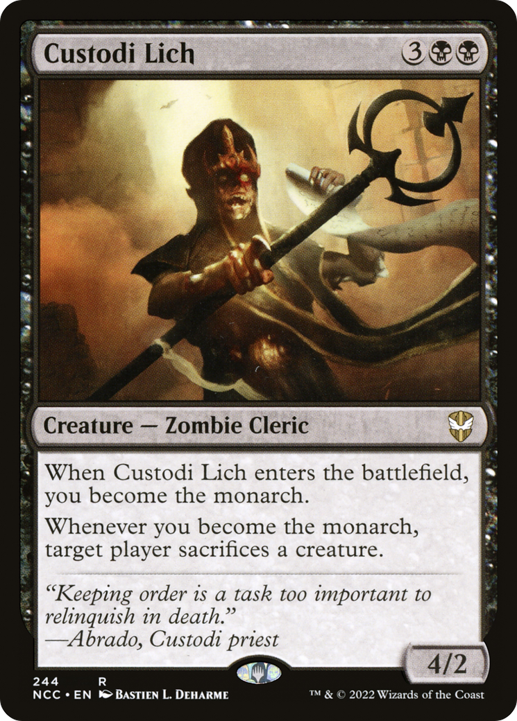 Custodi Lich [Streets of New Capenna Commander]-1