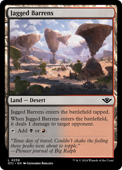 Jagged Barrens [Outlaws of Thunder Junction]-1