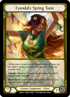 Fyendal's Spring Tunic [FAB001-P] (Promo)  1st Edition Cold Foil - Golden-1