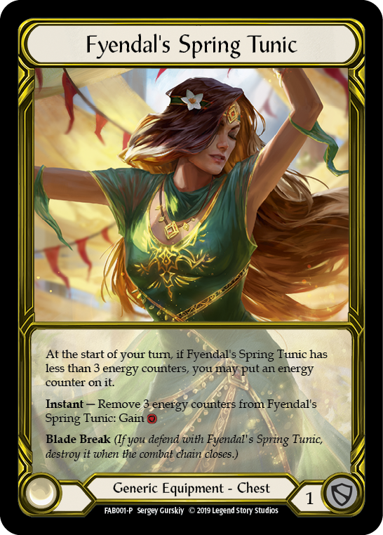 Fyendal's Spring Tunic [FAB001-P] (Promo)  1st Edition Cold Foil - Golden-1