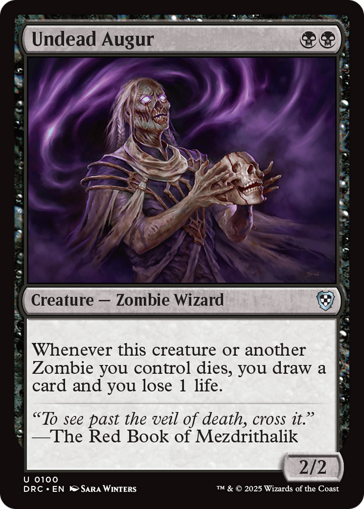 Undead Augur (DRC-100) - Commander: Aetherdrift-1