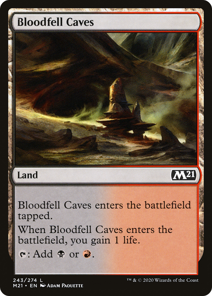 Bloodfell Caves [Core Set 2021]-1