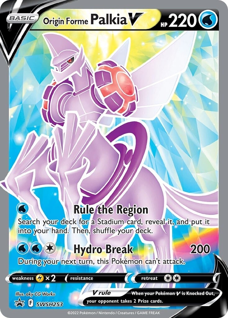 Origin Forme Palkia V (SWSH253) [Sword & Shield: Black Star Promos]-1