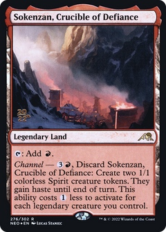 Sokenzan, Crucible of Defiance [Kamigawa: Neon Dynasty Prerelease Promos]-1