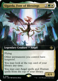 Sigarda, Font of Blessings (Extended Art) [March of the Machine: The Aftermath]-1