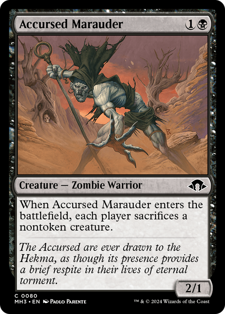 Accursed Marauder [Modern Horizons 3]-1