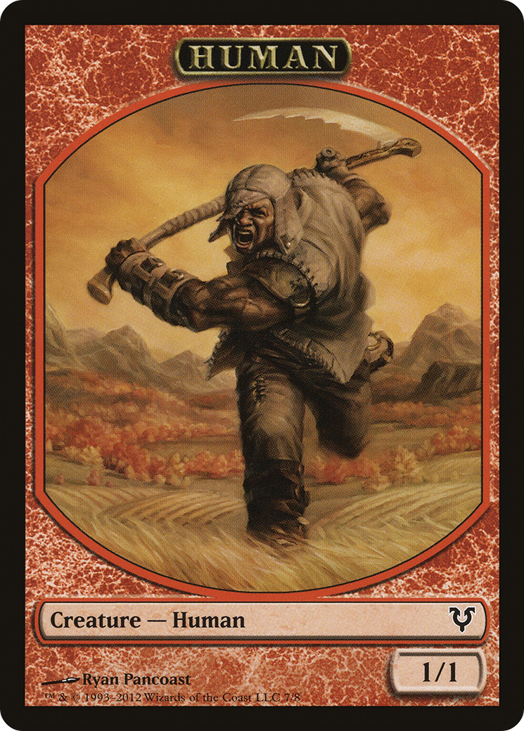 Human Token (7/8) [Avacyn Restored Tokens]-1