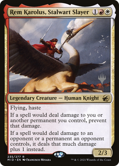 Rem Karolus, Stalwart Slayer (Promo Pack) [Innistrad: Midnight Hunt Promos]-1