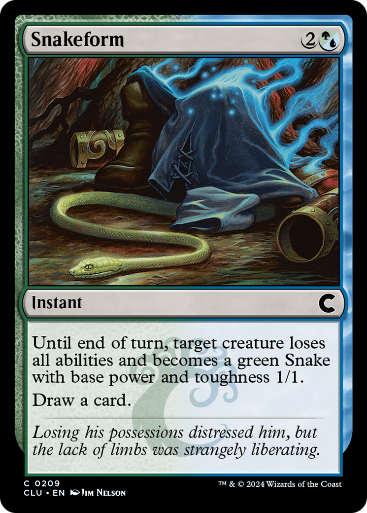 Snakeform [Ravnica: Clue Edition]-1