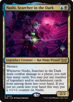 Nashi, Searcher in the Dark (Promo Pack) [Duskmourn: House of Horror Promos]-1