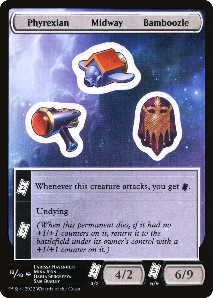 Phyrexian Midway Bamboozle [Unfinity Stickers]-1