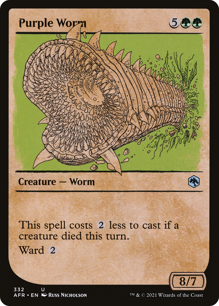 Purple Worm (Showcase) [Dungeons & Dragons: Adventures in the Forgotten Realms]-1