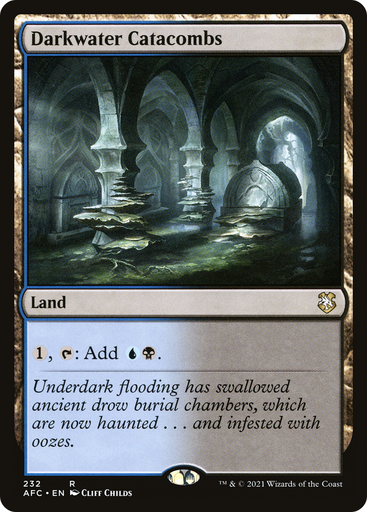 Darkwater Catacombs [Dungeons & Dragons: Adventures in the Forgotten Realms Commander]-1