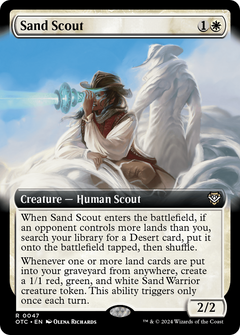 Sand Scout (Extended Art) [Outlaws of Thunder Junction Commander]-1