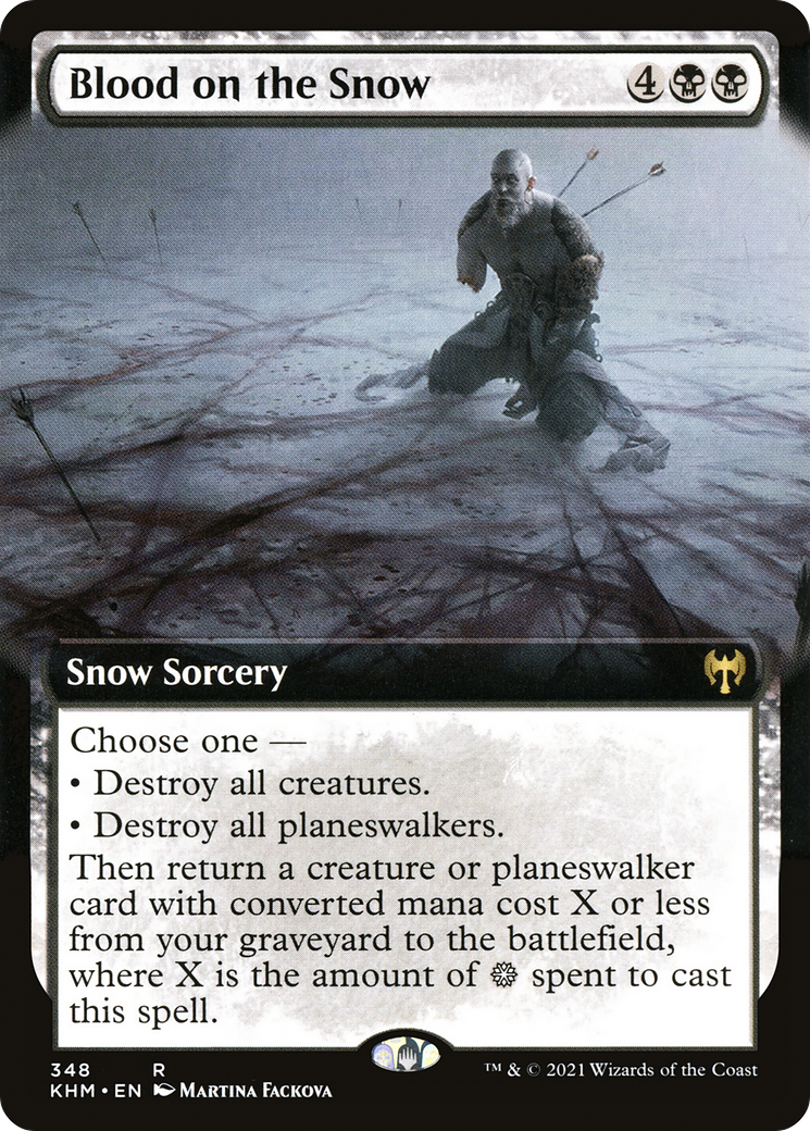 Blood on the Snow (Extended Art) [Kaldheim]-1
