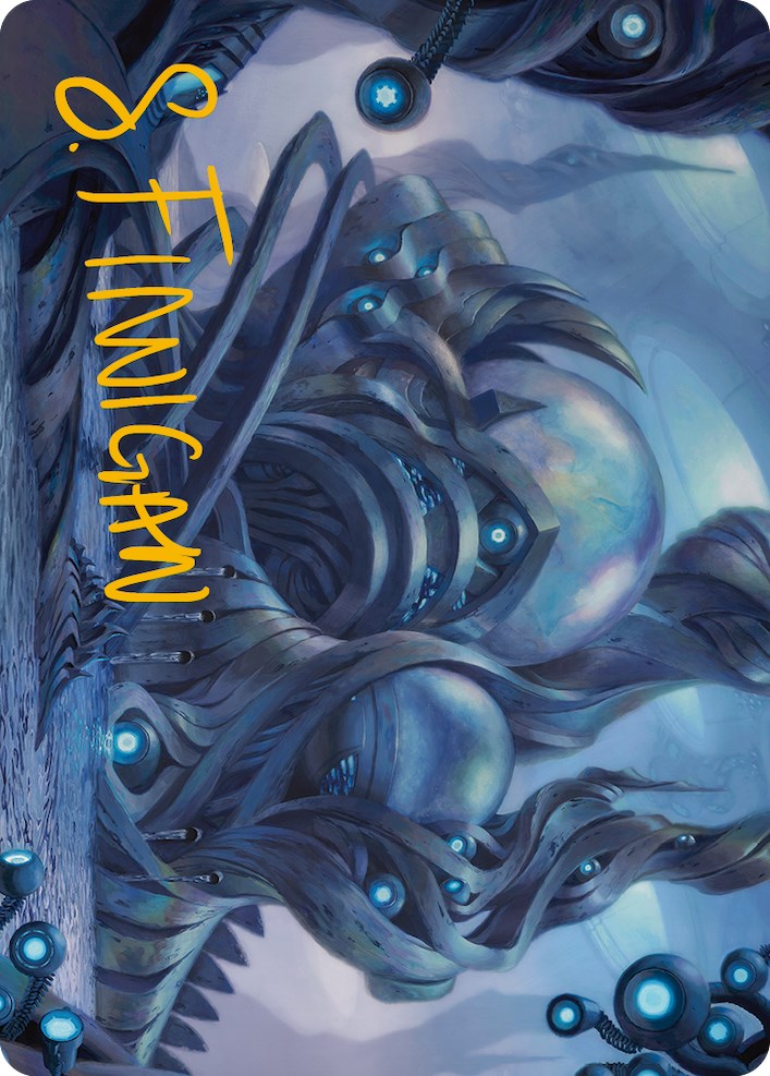 The Surgical Bay Art Card (Gold-Stamped Signature) [Phyrexia: All Will Be One Art Series]-1
