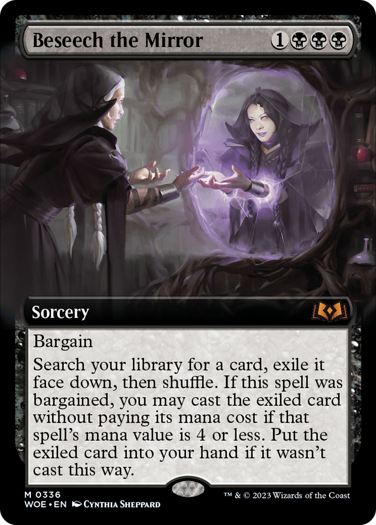 Beseech the Mirror (Extended Art) [Wilds of Eldraine]-1