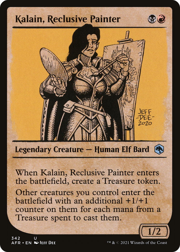 Kalain, Reclusive Painter (Showcase) [Dungeons & Dragons: Adventures in the Forgotten Realms]-1