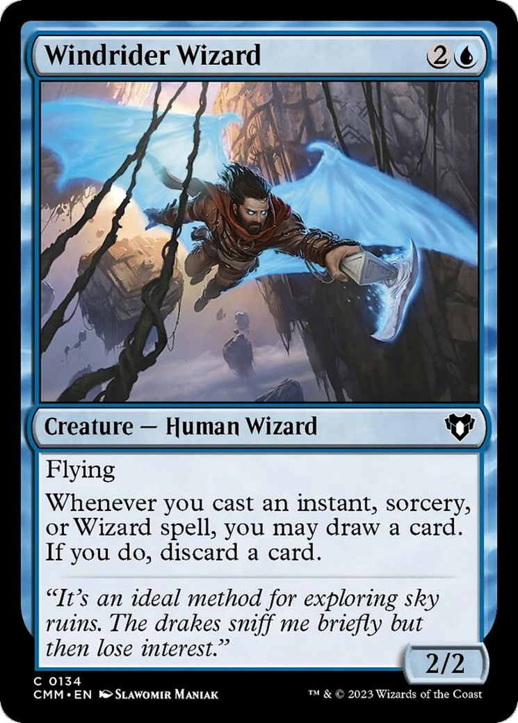 Windrider Wizard [Commander Masters]-1