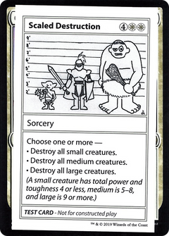 Scaled Destruction (2021 Edition) [Mystery Booster Playtest Cards]-1
