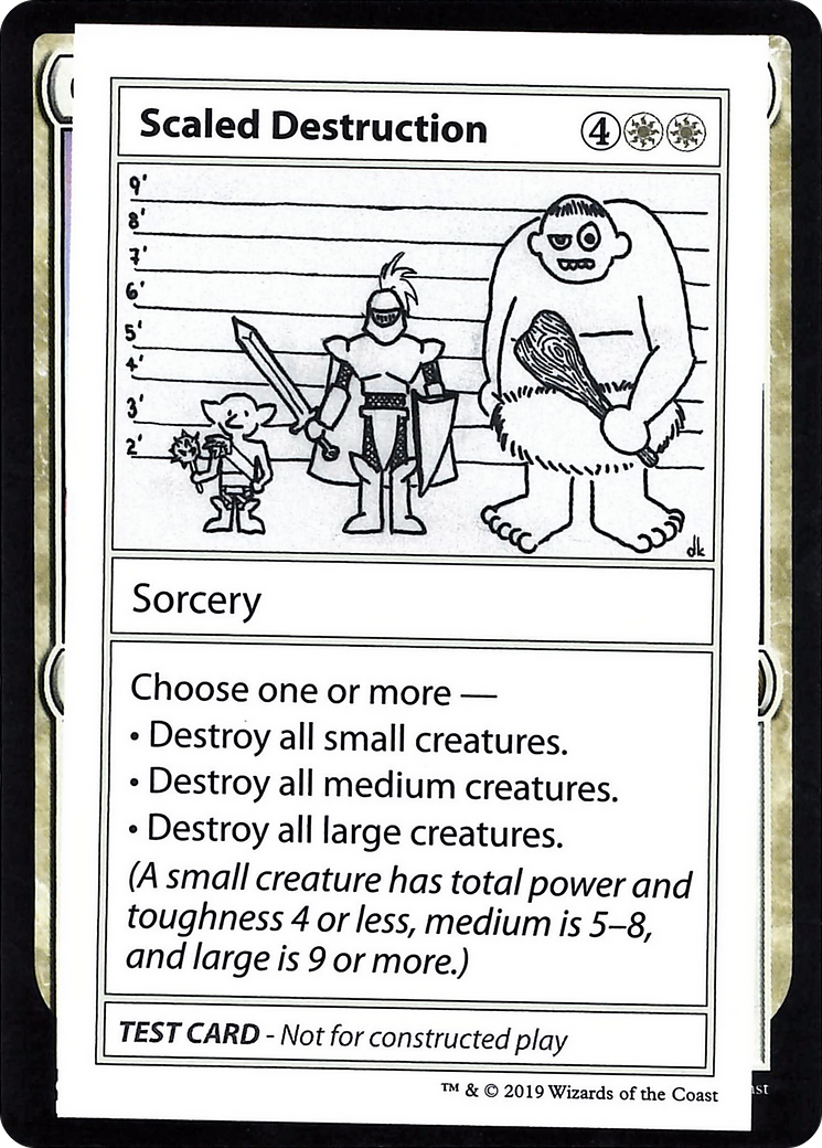 Scaled Destruction (2021 Edition) [Mystery Booster Playtest Cards]-1