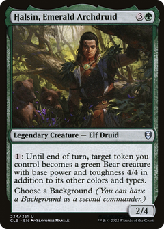 Halsin, Emerald Archdruid (CLB-234) - Commander Legends: Battle for Baldur's Gate Foil-1