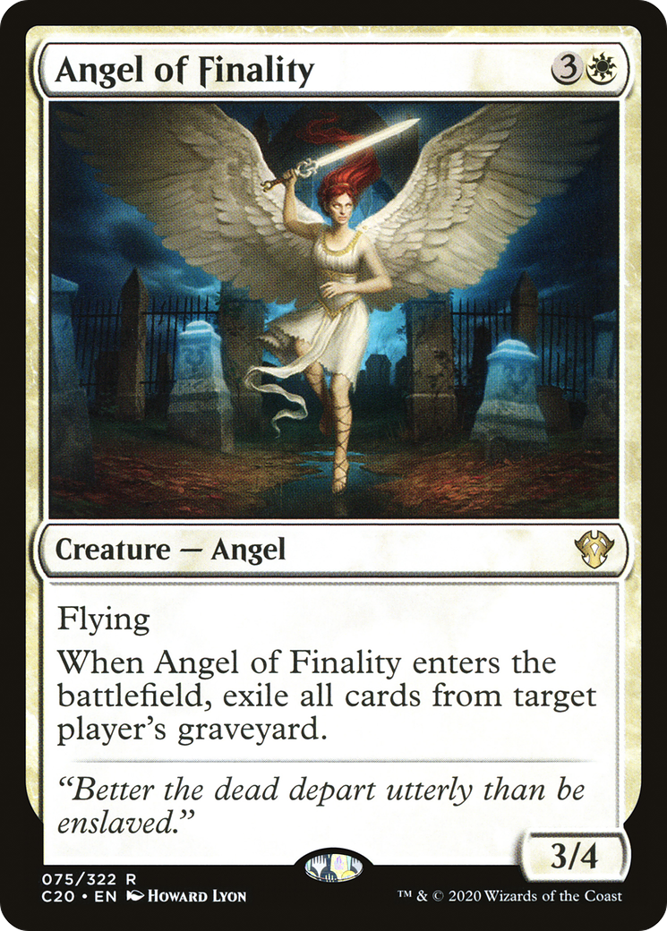 Angel of Finality [Commander 2020]-1